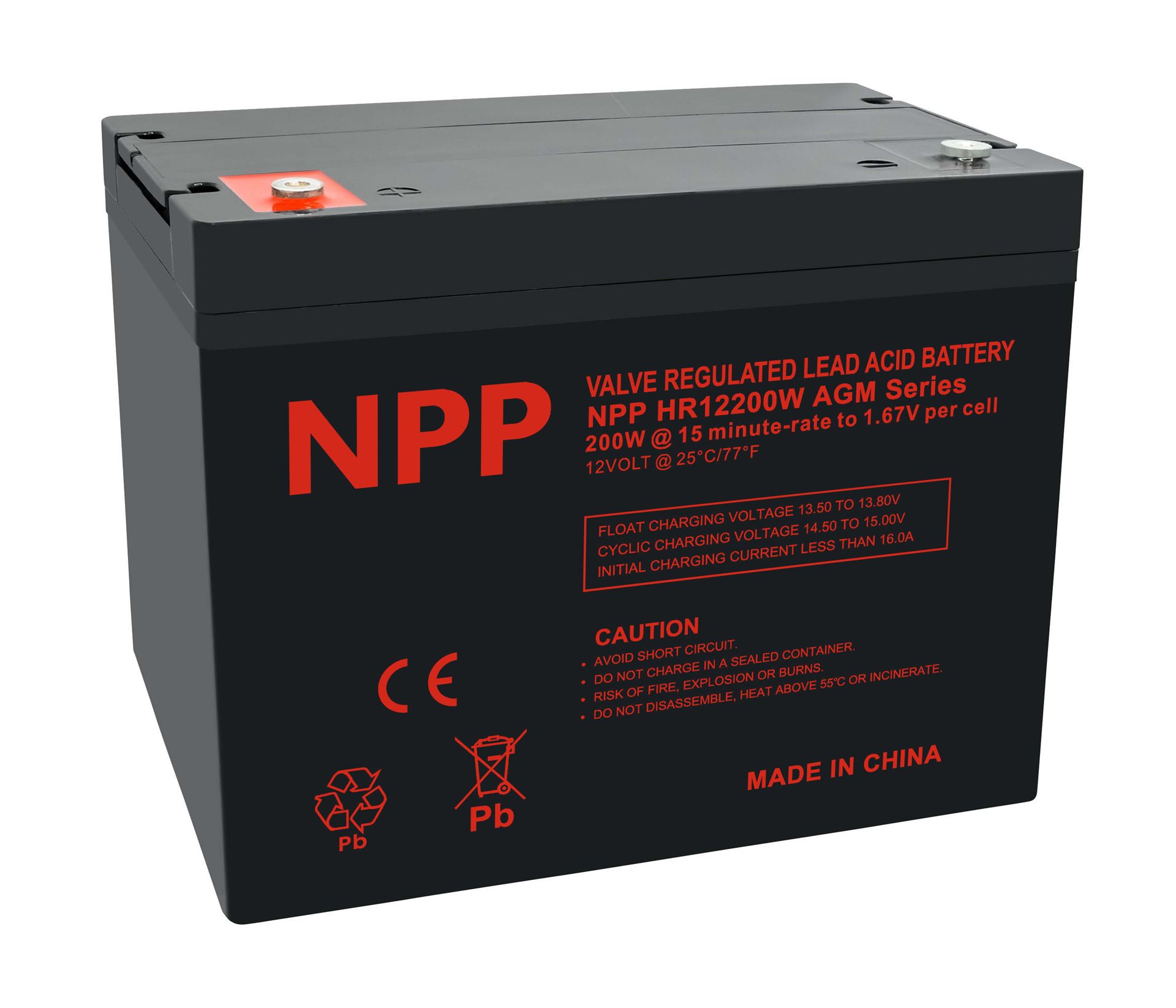 Акумуляторна батарея NPP HR12200W